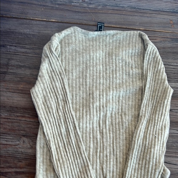 FOREVER 21 WOMEN SIZE M Ribbed Beige Bodysuit - Picture 10 of 11